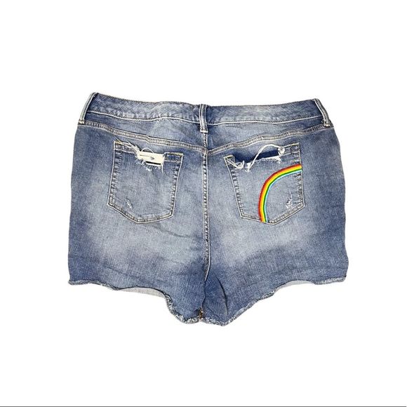 torrid Pants - Torrid Light Wash Distressed Shorts